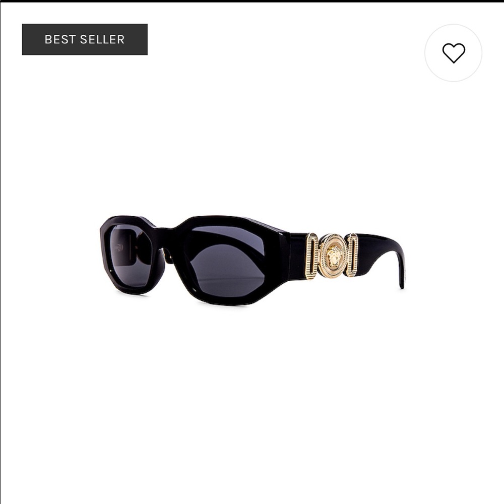 Versace Tribute Oval in Black & Black